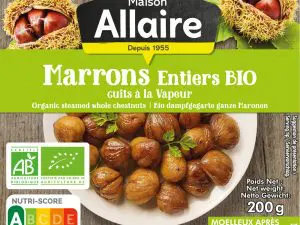 Marrons précuits Bio, 200g
