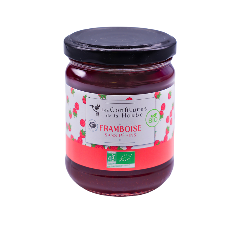 Confiture Extra de Framboise sans pépins Bio