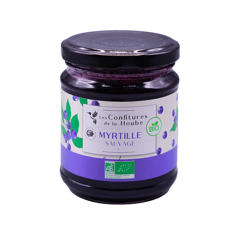 Confiture Extra de Myrtille Sauvage Biologique