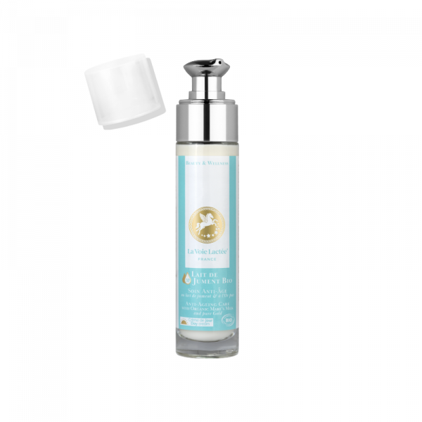 Crème de jour soin anti-âge au lait de jument bio et à l’Or pur – Image 2