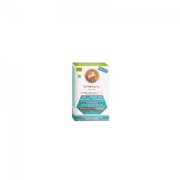Gélules de lait de jument bio lyophilisé