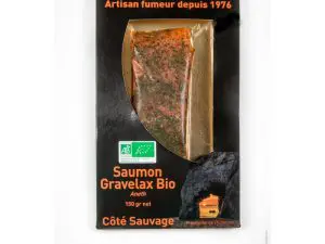 Gravlax de saumon BIO Aneth et Baies roses 150g sur Précommande