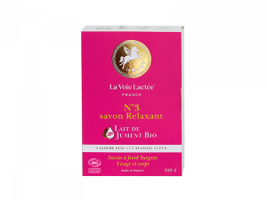N°3 savon Relaxant au Lait de jument bio et Lavande