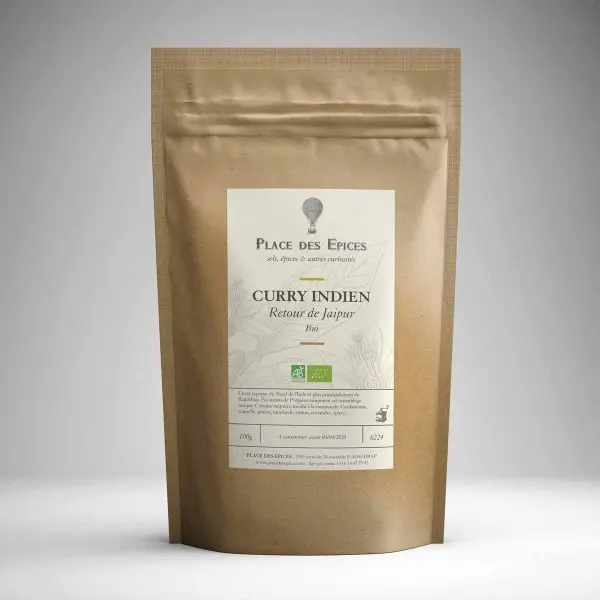 Curry Jaune Indien " Retour de Jaipur" Bio 50g – Image 2