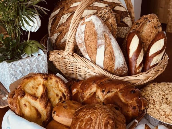 Brioche ou "Stolle" aux Raisins Bio