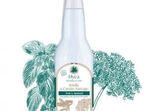 Eau finement pétillante Hyca Basilic et Carotte sauvage Bio 33cl
