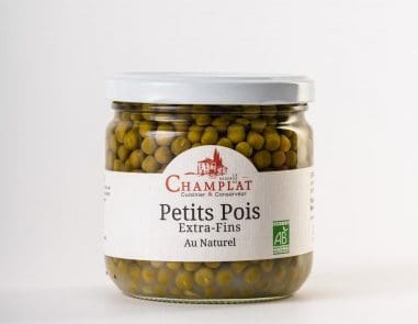 Petits pois extra fins au naturel 240g Bio