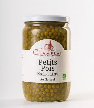 Petits pois extra fins au naturel 445g Bio