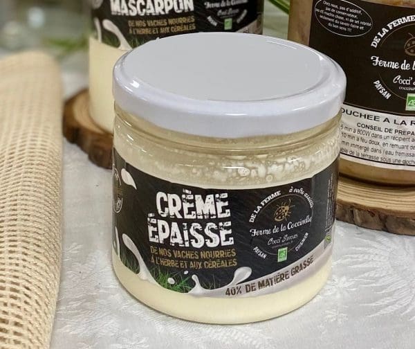 Crème épaisse Bio 200 g