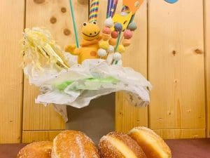 Beignet à la confiture de framboises Bio