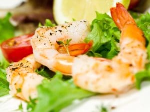 Salade de Gambas sautées au Curry - Hoffmann