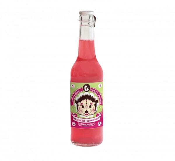 Kombucha Framboise Citron Bio 33cl