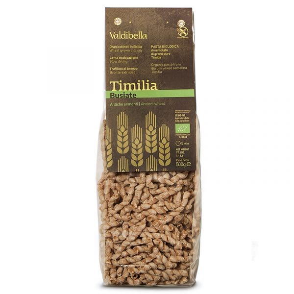 Pâtes Busiate de Timilia Bio Sicile 500g