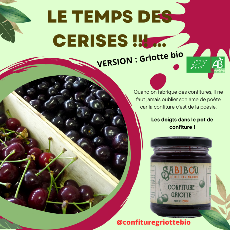 Confiture à la Griotte Bio – Image 2