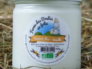 Yaourt de Brebis Bio Vanille 425g 0.50 € de consigne comprise