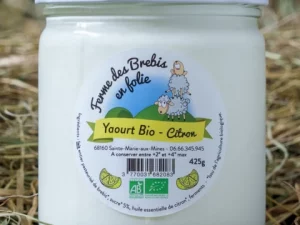 Yaourt de Brebis Bio Citron 425g 0.50 € de consigne comprise