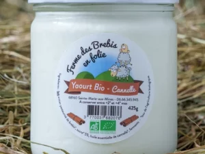 Yaourt de Brebis Bio Cannelle 425g 0.50 € de consigne comprise