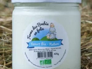 Yaourt de Brebis Bio Nature 425g 0.50 € de consigne comprise