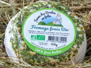 Fromage Frais de Brebis Ail et Fines Herbes Bio150g