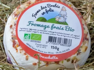 Fromage Frais de Brebis Bruschetta Bio150g