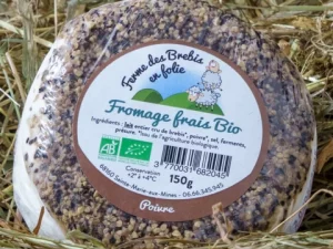 Fromage Frais de Brebis Poivre Bio150g